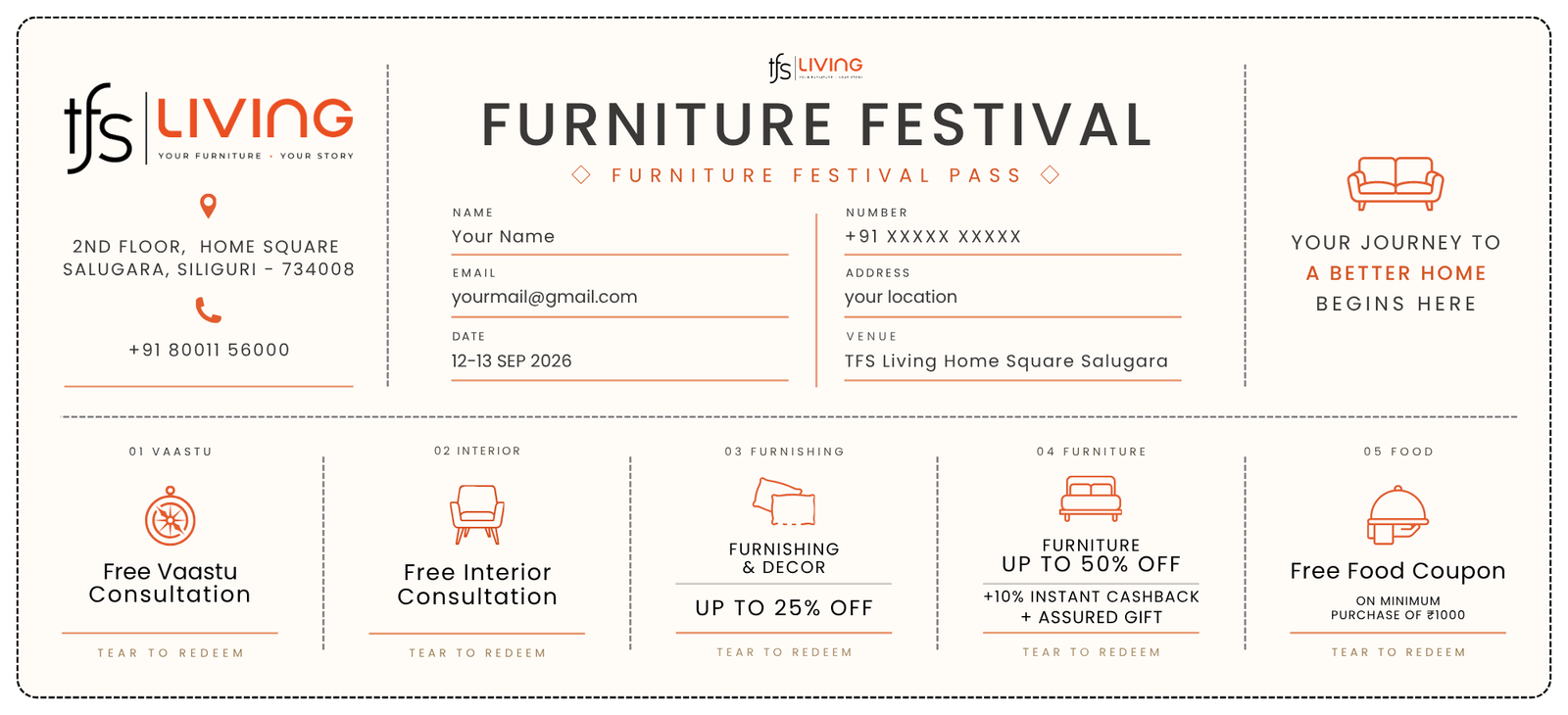 TFS Living Furniture Festival Pass